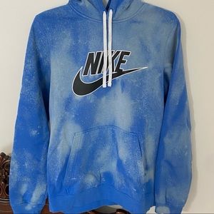 Men’s Small Women’s Med. hand bleached sweatshirt